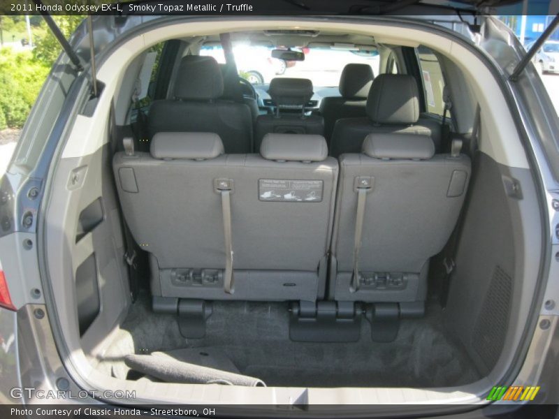 Smoky Topaz Metallic / Truffle 2011 Honda Odyssey EX-L