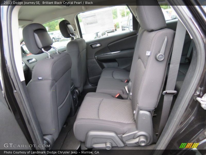 Brilliant Black Crystal Pearl / Black 2013 Dodge Journey SE