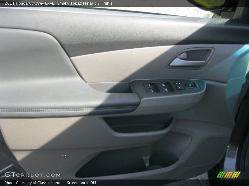Smoky Topaz Metallic / Truffle 2011 Honda Odyssey EX-L