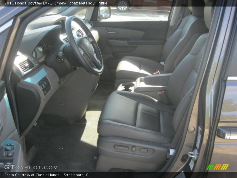 Smoky Topaz Metallic / Truffle 2011 Honda Odyssey EX-L