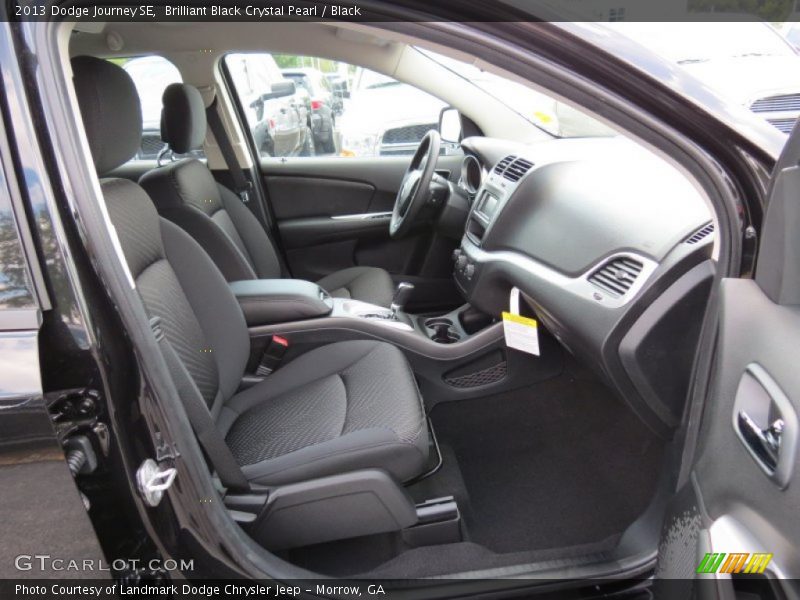 Brilliant Black Crystal Pearl / Black 2013 Dodge Journey SE