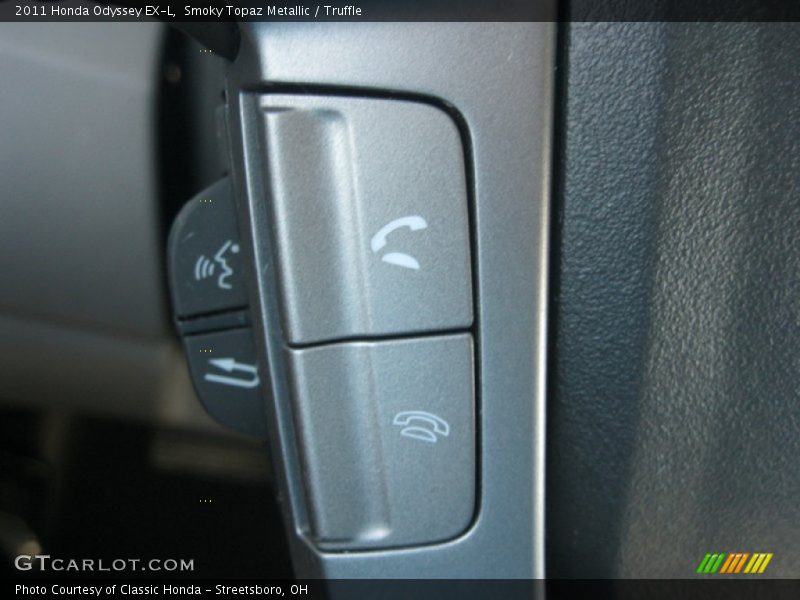 Smoky Topaz Metallic / Truffle 2011 Honda Odyssey EX-L
