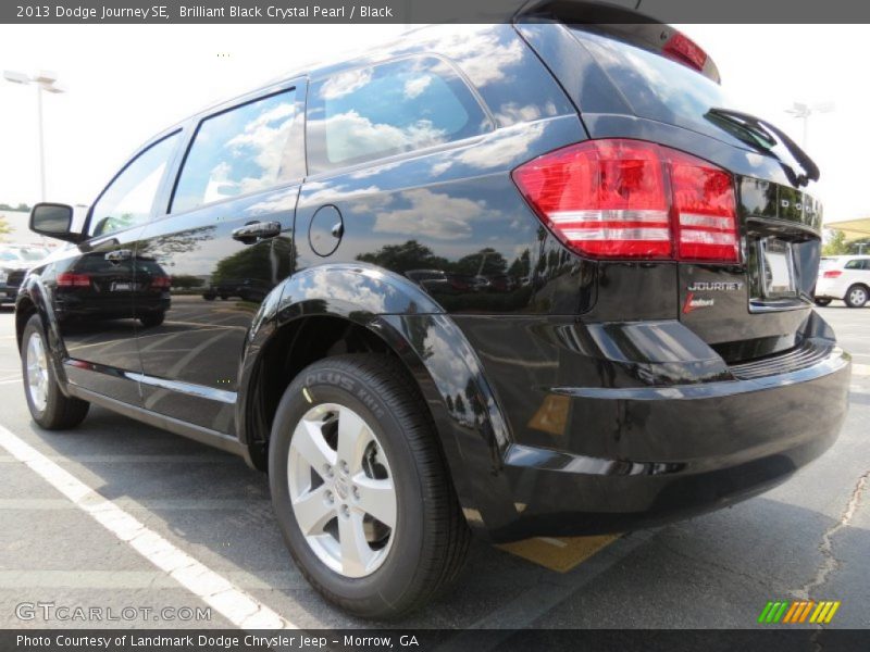 Brilliant Black Crystal Pearl / Black 2013 Dodge Journey SE