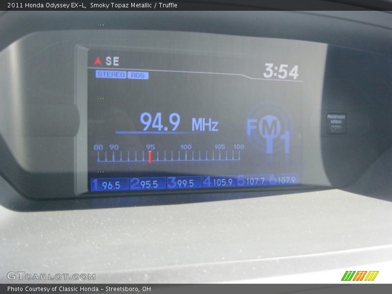 Smoky Topaz Metallic / Truffle 2011 Honda Odyssey EX-L