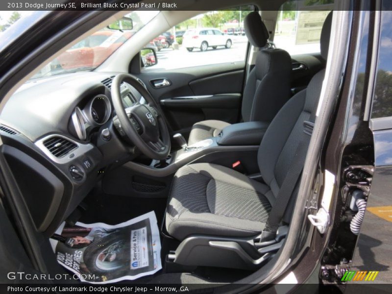 Brilliant Black Crystal Pearl / Black 2013 Dodge Journey SE