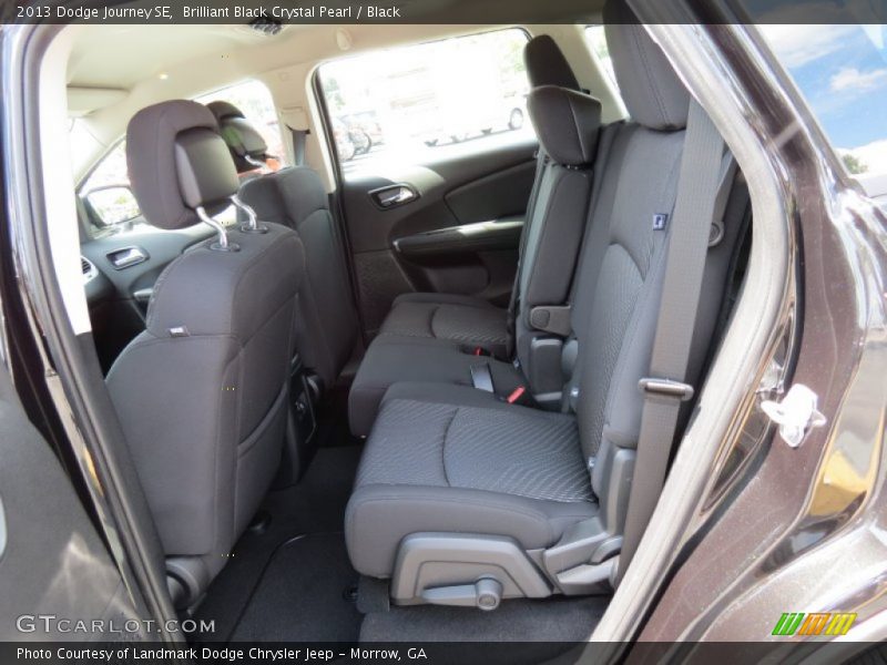 Brilliant Black Crystal Pearl / Black 2013 Dodge Journey SE