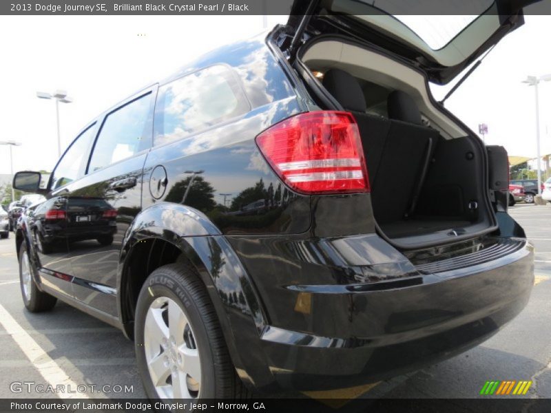 Brilliant Black Crystal Pearl / Black 2013 Dodge Journey SE