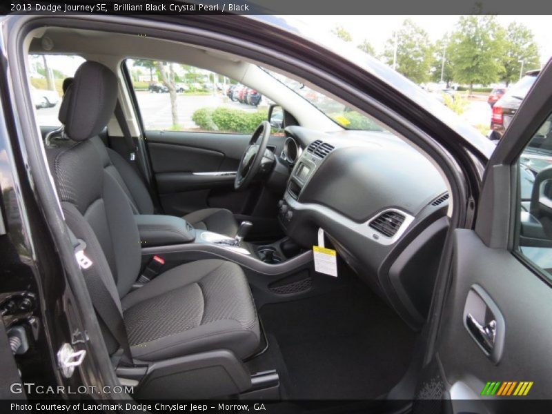 Brilliant Black Crystal Pearl / Black 2013 Dodge Journey SE