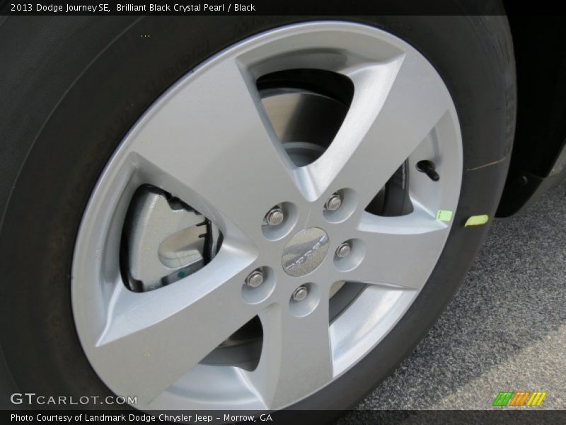 Brilliant Black Crystal Pearl / Black 2013 Dodge Journey SE