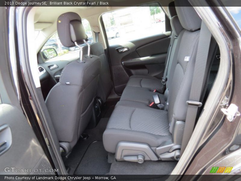 Brilliant Black Crystal Pearl / Black 2013 Dodge Journey SE