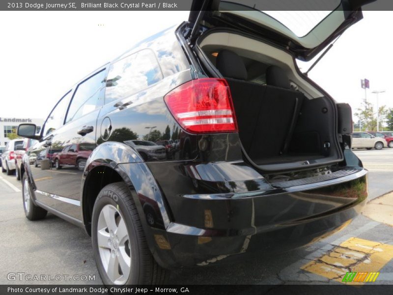 Brilliant Black Crystal Pearl / Black 2013 Dodge Journey SE