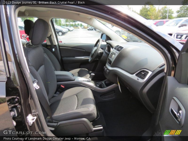 Brilliant Black Crystal Pearl / Black 2013 Dodge Journey SE