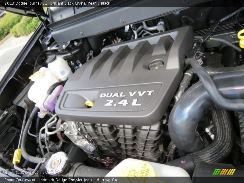 Brilliant Black Crystal Pearl / Black 2013 Dodge Journey SE