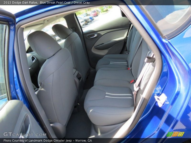 Blue Streak Pearl Coat / Diesel Gray 2013 Dodge Dart Rallye