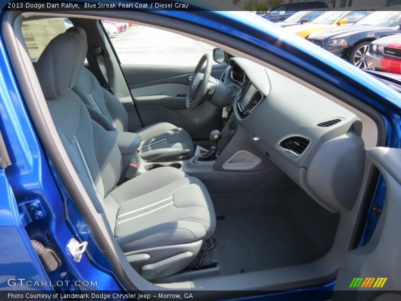 Blue Streak Pearl Coat / Diesel Gray 2013 Dodge Dart Rallye