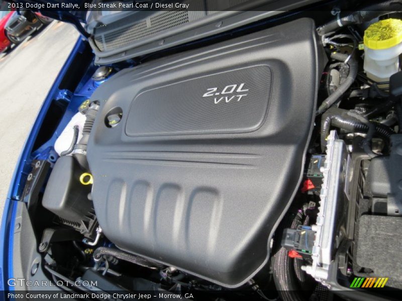 Blue Streak Pearl Coat / Diesel Gray 2013 Dodge Dart Rallye