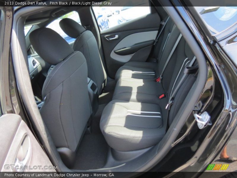 Pitch Black / Black/Light Diesel Gray 2013 Dodge Dart Rallye