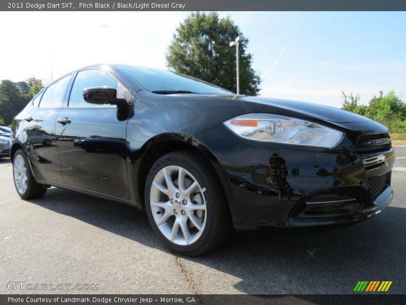 Pitch Black / Black/Light Diesel Gray 2013 Dodge Dart SXT