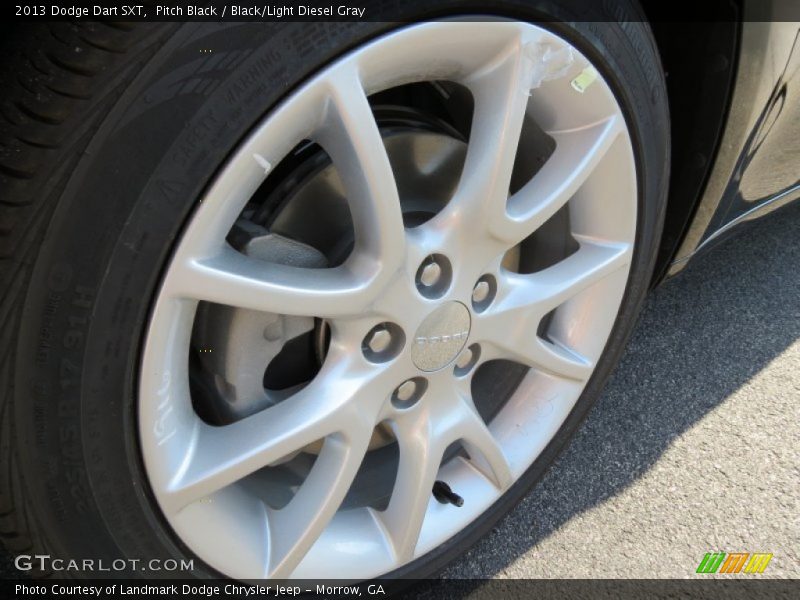 Pitch Black / Black/Light Diesel Gray 2013 Dodge Dart SXT