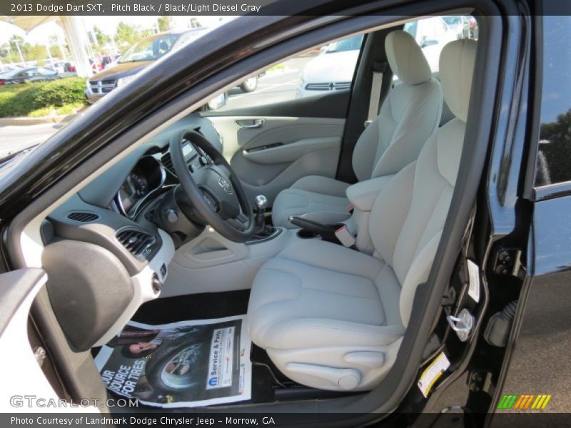 Pitch Black / Black/Light Diesel Gray 2013 Dodge Dart SXT