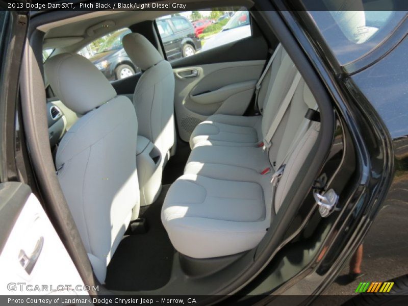 Pitch Black / Black/Light Diesel Gray 2013 Dodge Dart SXT