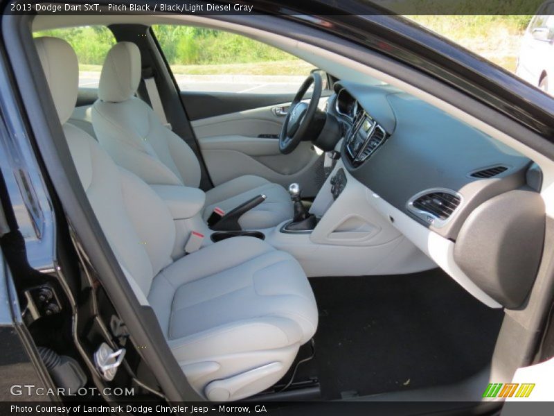 Pitch Black / Black/Light Diesel Gray 2013 Dodge Dart SXT