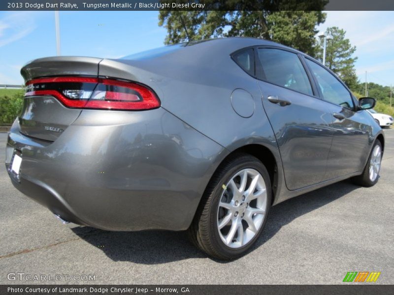 Tungsten Metallic / Black/Light Diesel Gray 2013 Dodge Dart Rallye