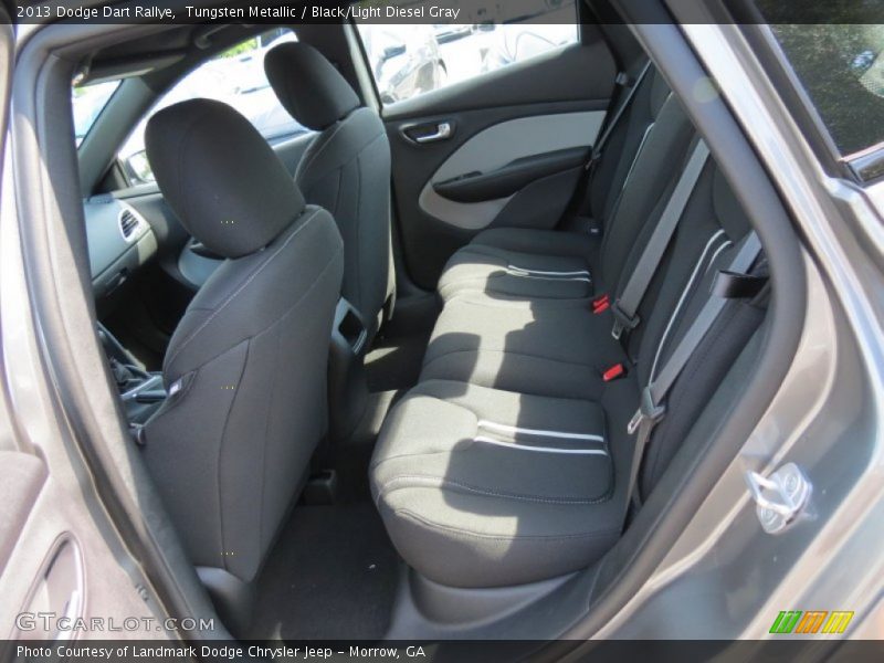 Tungsten Metallic / Black/Light Diesel Gray 2013 Dodge Dart Rallye