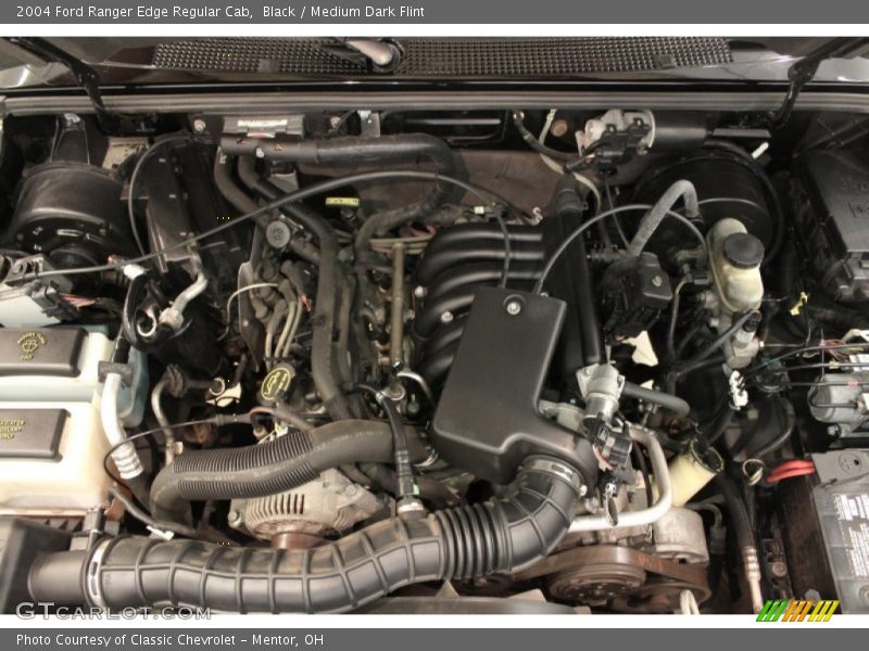 Black / Medium Dark Flint 2004 Ford Ranger Edge Regular Cab
