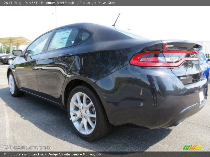 Maximum Steel Metallic / Black/Light Diesel Gray 2013 Dodge Dart SXT