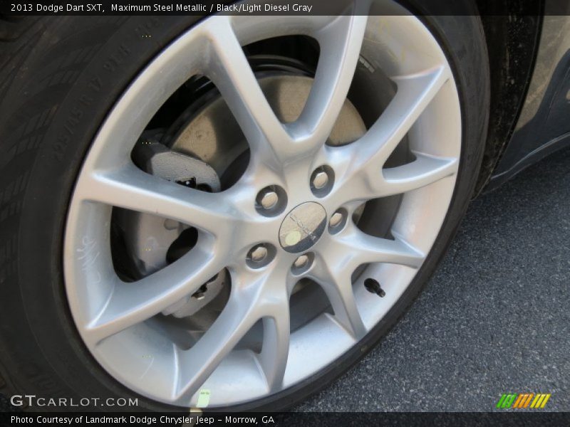 Maximum Steel Metallic / Black/Light Diesel Gray 2013 Dodge Dart SXT