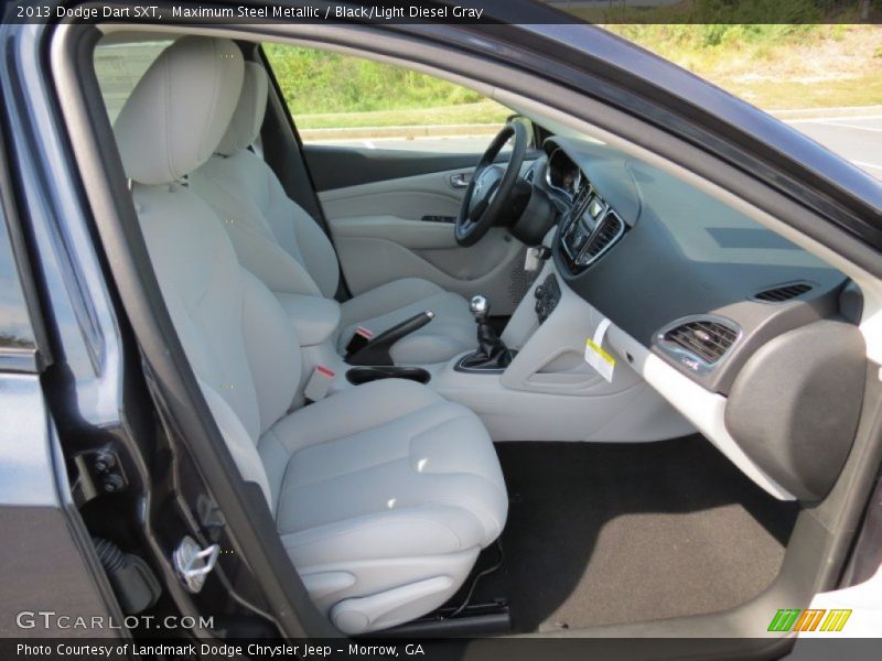 Maximum Steel Metallic / Black/Light Diesel Gray 2013 Dodge Dart SXT