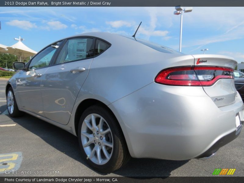 Bright Silver Metallic / Diesel Gray 2013 Dodge Dart Rallye