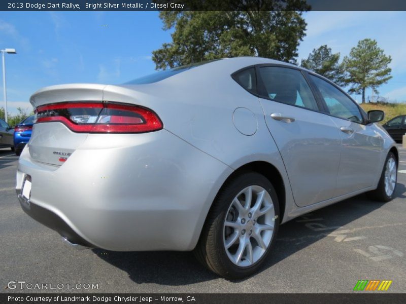 Bright Silver Metallic / Diesel Gray 2013 Dodge Dart Rallye