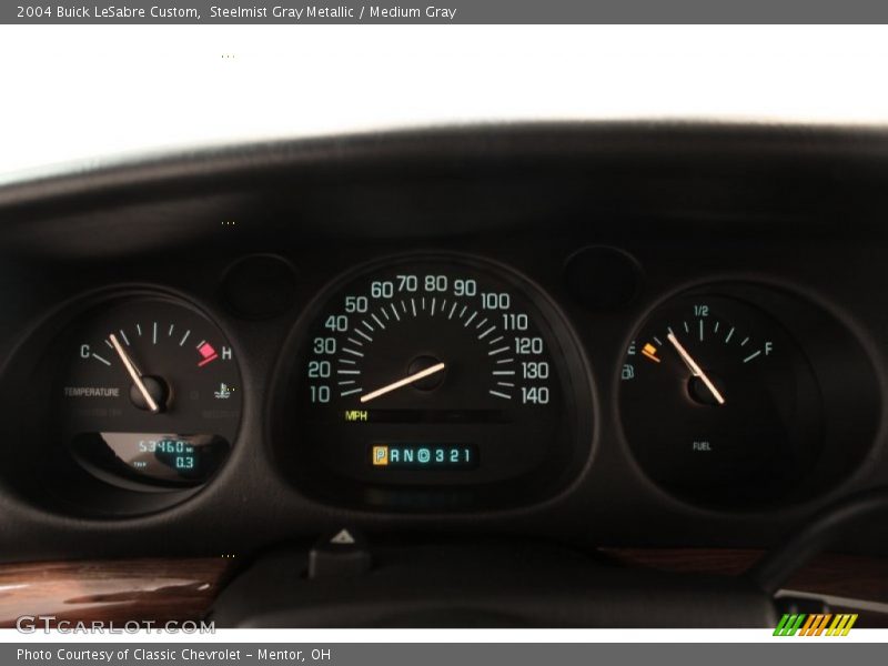 Steelmist Gray Metallic / Medium Gray 2004 Buick LeSabre Custom