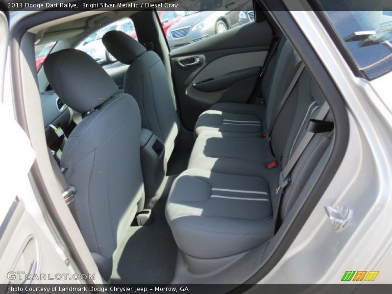 Bright Silver Metallic / Diesel Gray 2013 Dodge Dart Rallye