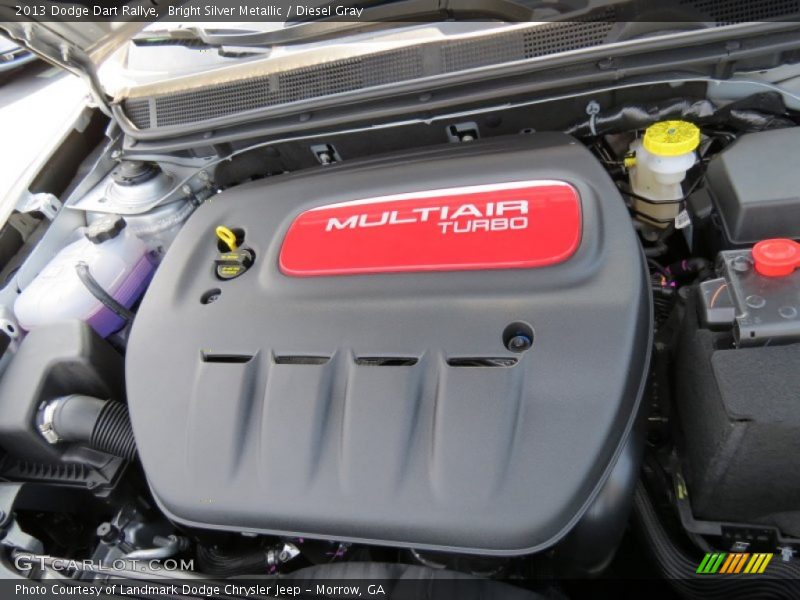 Bright Silver Metallic / Diesel Gray 2013 Dodge Dart Rallye