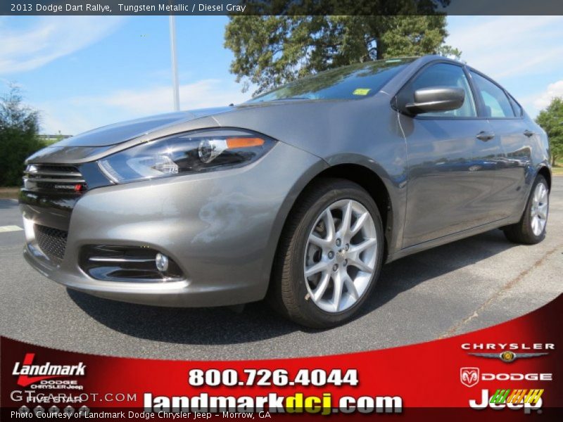 Tungsten Metallic / Diesel Gray 2013 Dodge Dart Rallye