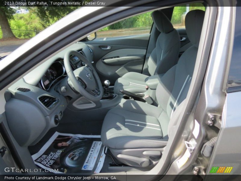Tungsten Metallic / Diesel Gray 2013 Dodge Dart Rallye
