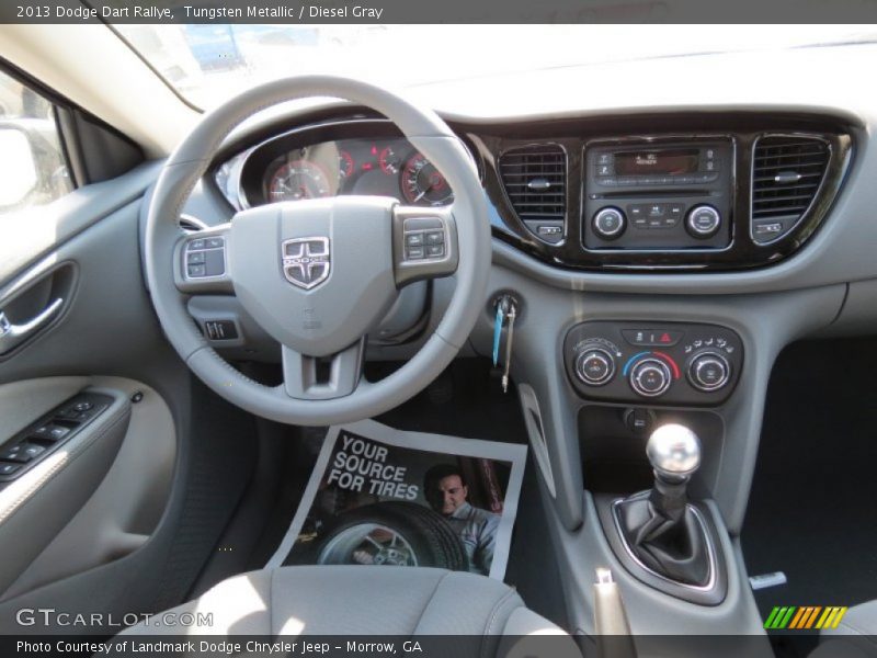 Tungsten Metallic / Diesel Gray 2013 Dodge Dart Rallye