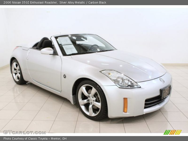 Silver Alloy Metallic / Carbon Black 2006 Nissan 350Z Enthusiast Roadster