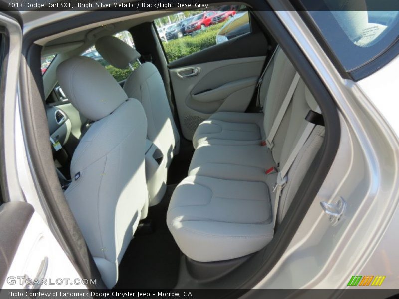 Bright Silver Metallic / Black/Light Diesel Gray 2013 Dodge Dart SXT