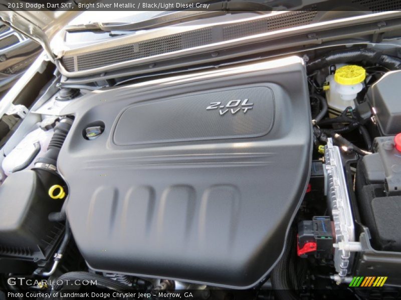 Bright Silver Metallic / Black/Light Diesel Gray 2013 Dodge Dart SXT