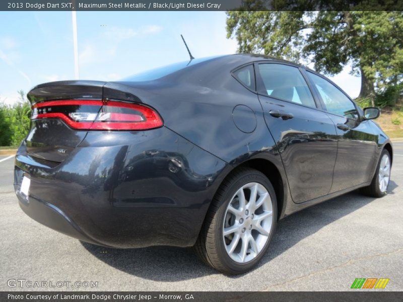 Maximum Steel Metallic / Black/Light Diesel Gray 2013 Dodge Dart SXT