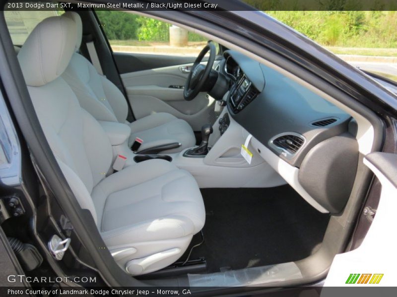 Maximum Steel Metallic / Black/Light Diesel Gray 2013 Dodge Dart SXT