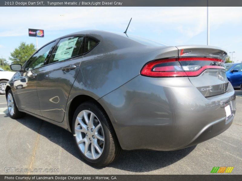 Tungsten Metallic / Black/Light Diesel Gray 2013 Dodge Dart SXT