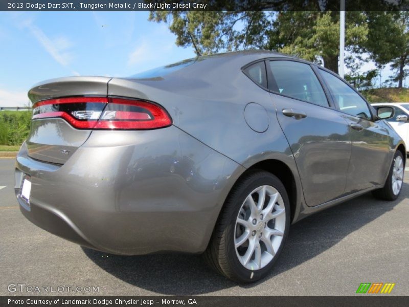 Tungsten Metallic / Black/Light Diesel Gray 2013 Dodge Dart SXT