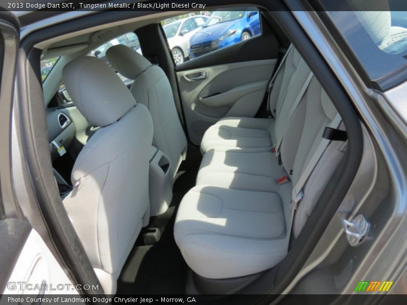 Tungsten Metallic / Black/Light Diesel Gray 2013 Dodge Dart SXT