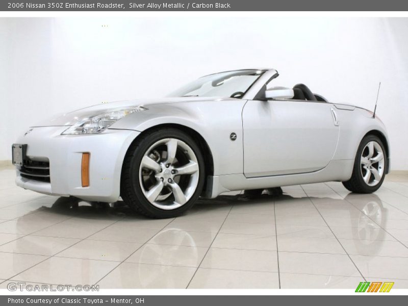 Silver Alloy Metallic / Carbon Black 2006 Nissan 350Z Enthusiast Roadster