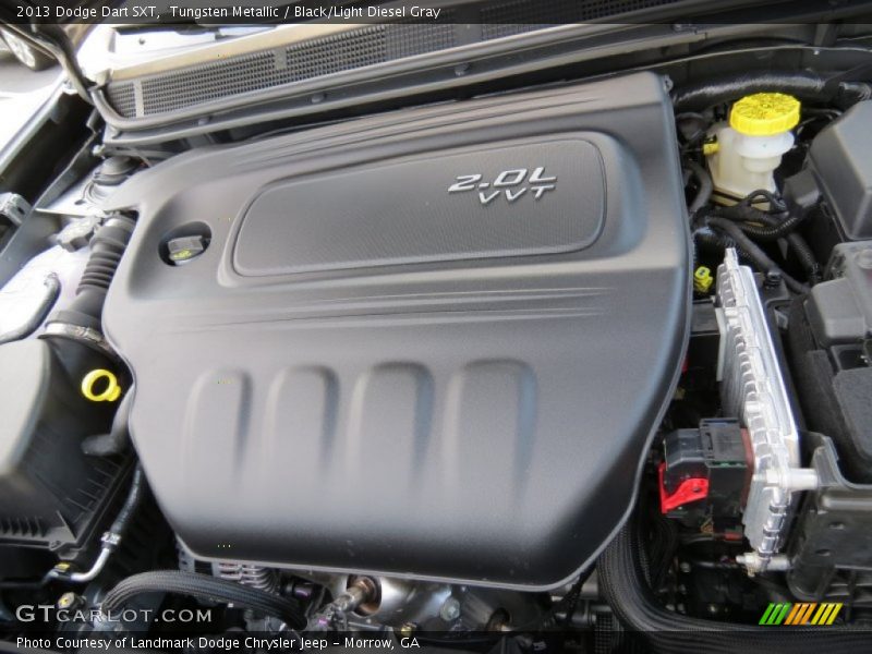 Tungsten Metallic / Black/Light Diesel Gray 2013 Dodge Dart SXT